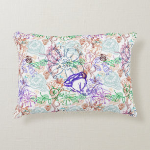 Cojín Decorativo Estampado de flores 8