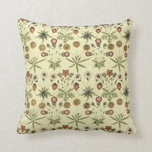 Cojín Decorativo Estampado de flores delicado de William Morris