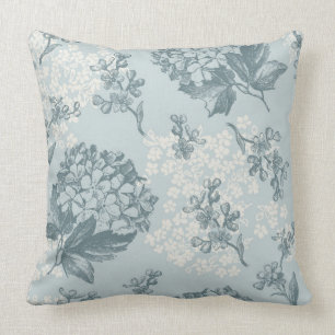 Cojín Decorativo Estampado de flores retro con las flores del
