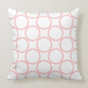 COJÍN DECORATIVO ESTAMPADO DE FLORES ROSADO DE LA MODA PILLOW_04