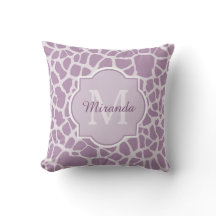 Estampado de girafa púrpura elegante con el