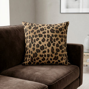 Cojín Decorativo Estampado de leopardo chic manchas de guepardo mar