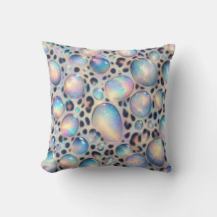 Cojín Decorativo Estampado de leopardo opal girly posh