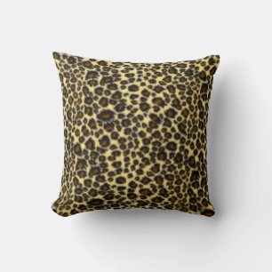 Cojín Decorativo Estampado de leopardo salvaje