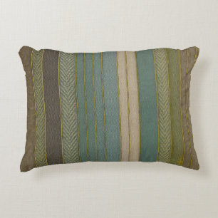 Cojín Decorativo Estampado de rayas discretas de estilo moderno de