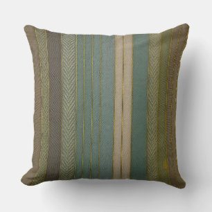 Cojín Decorativo Estampado de rayas discretas de estilo moderno de