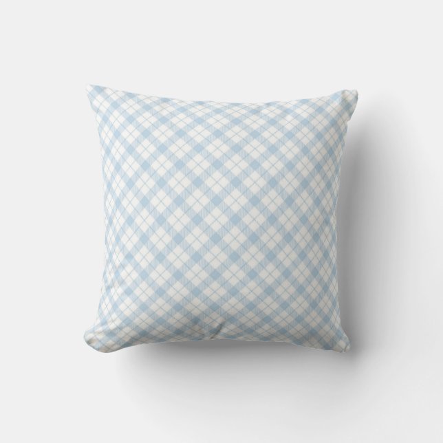 Cojín Decorativo Estampado escocés (Anverso)