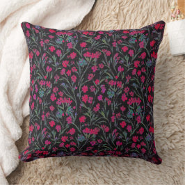 Cojín Decorativo estampado floral de letra pequeña