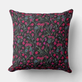 Cojín Decorativo estampado floral de letra pequeña