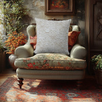 Estampado Floral Embossado Elegante - Falso Bordad