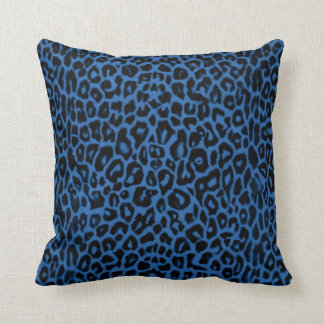 Cojín Decorativo Estampado leopardo del azul real