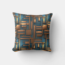 Cojín Decorativo Estampado metalizado