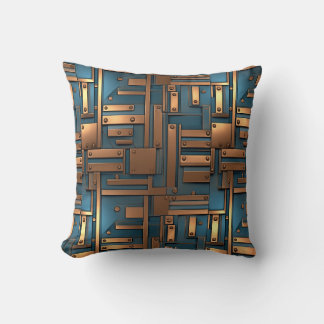 Cojín Decorativo Estampado metalizado