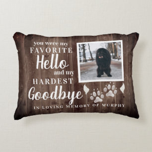 Cojín Decorativo Estampados Rústicos de Huellas de Mascotas Memoria