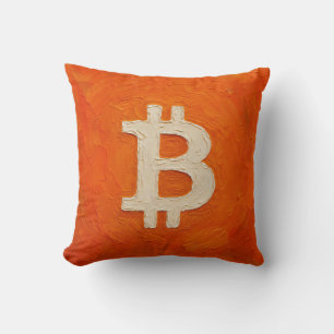 Cojín Decorativo Estándar de Bitcoin (Petróleo, Estilo: 3)