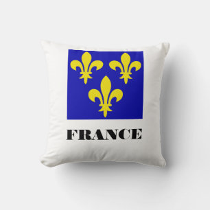 Cojín Decorativo Estandarte Real Francés Medieval Fidelidad Heráldi