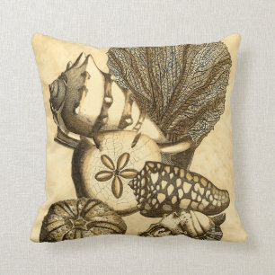 Cojín Decorativo Estantes neutrales y recolección de corales