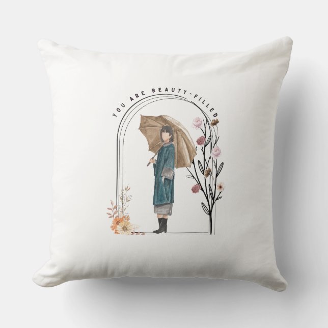 Cojín Decorativo Estás Lleno De Belleza (Anverso)