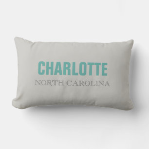 Cojín decorativo Estatal de Charlotte Carolina del