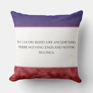 Cojín Decorativo Estático del crepúsculo