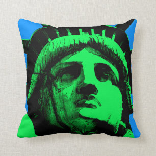 Cojín Decorativo Estatua de arte pop de la libertad