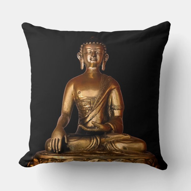 Cojín Decorativo Estatua de Buda (Anverso)