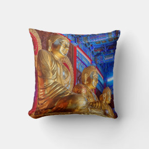 Cojín Decorativo Estatua de imagen de Buda chino tailandés