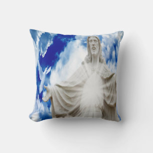 Cojín Decorativo estatua de Jesucristo