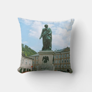Cojín Decorativo Estatua de Mozart en Salzburgo