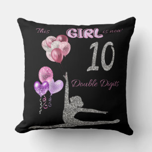 Cojín Decorativo Este Chica Ahora Es Gimnasia De 10 Dígitos Dobles
