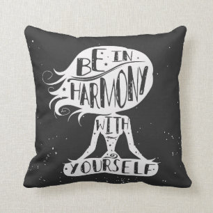 Cojín Decorativo Esté en armonía consigo mismo