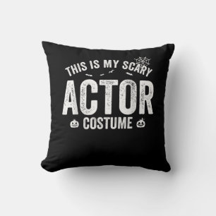 Cojín Decorativo Este es mi asustado actor disfrazado de Halloween