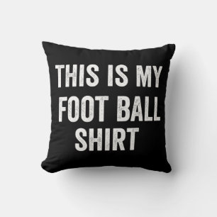 Cojín Decorativo Este es mi fútbol divertido para los aficionados