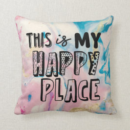 Cojín Decorativo Este Es Mi Lugar Feliz