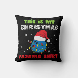 Cojín Decorativo Este Es Mi Navidad Pajama Bowling Fun Navidades