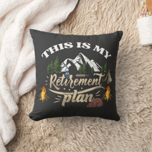 Cojín Decorativo Este es mi plan de retiro