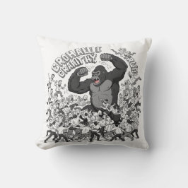 Cojín Decorativo Este Gorila Me Paga Todos Los Días.