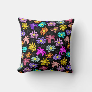 Cojín Decorativo Estética bohemia de azulejos mediterráneos