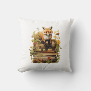 Cojín Decorativo Estética Cottagecore Con Libro Lindo Goblincore Cr