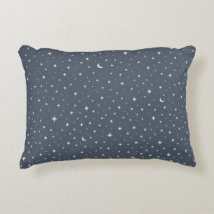 Cojín Decorativo Estética de Patrón de Estrella Suave