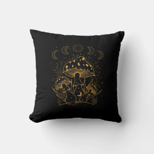 Cojín Decorativo Estética Goblincore Academia Cottagecore Hongo