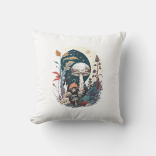 Cojín Decorativo Estética Goblincore y Cottagecore Botánica de Hong