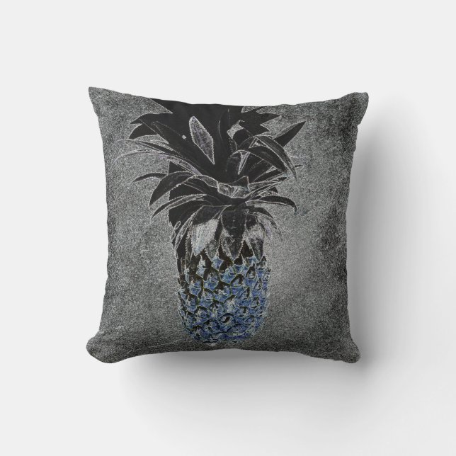 Cojín decorativo estilizado de piña (Anverso)
