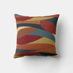 Cojín Decorativo Estilo abstracto de vidrio emplomado opaco geométr