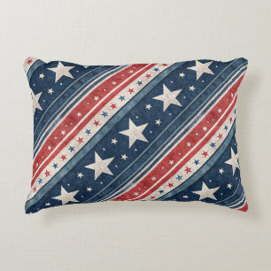 Cojín Decorativo Estilo americano/Banderas de EE. UU./Patriótico