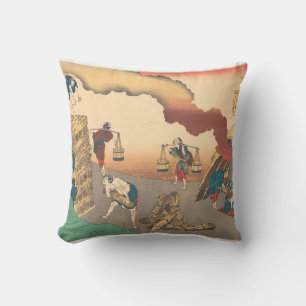Cojín Decorativo estilo artístico de Katsushika Hokusai