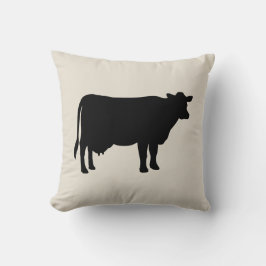 Cojín decorativo estilo casa de campo de vaca