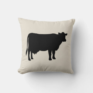 Cojín decorativo estilo casa de campo de vaca