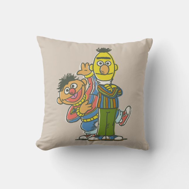 Cojín Decorativo Estilo clásico Bert y Ernie (Anverso)