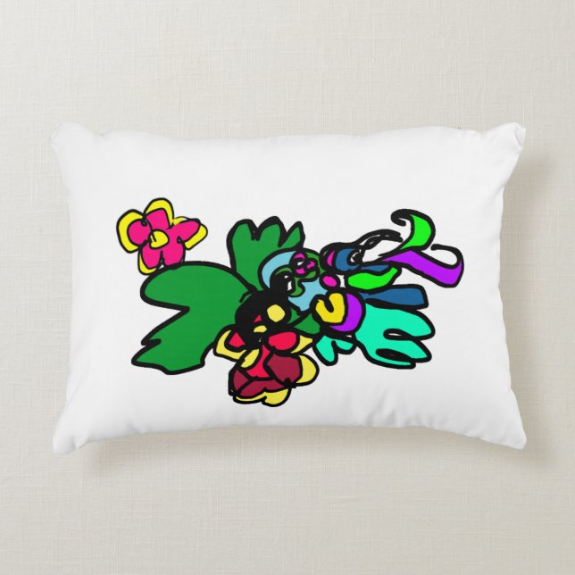 Cojín Decorativo Estilo colibrí  (Anverso)